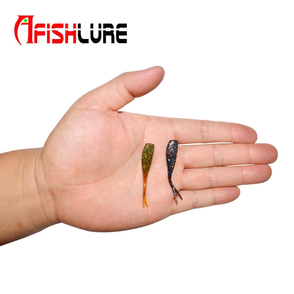 Мягкая рыболовная приманка Root Fishing, 50 мм, 0,9 г, 12 шт./лот, воблеры, рыба, Мягкая приманка для рыбалки