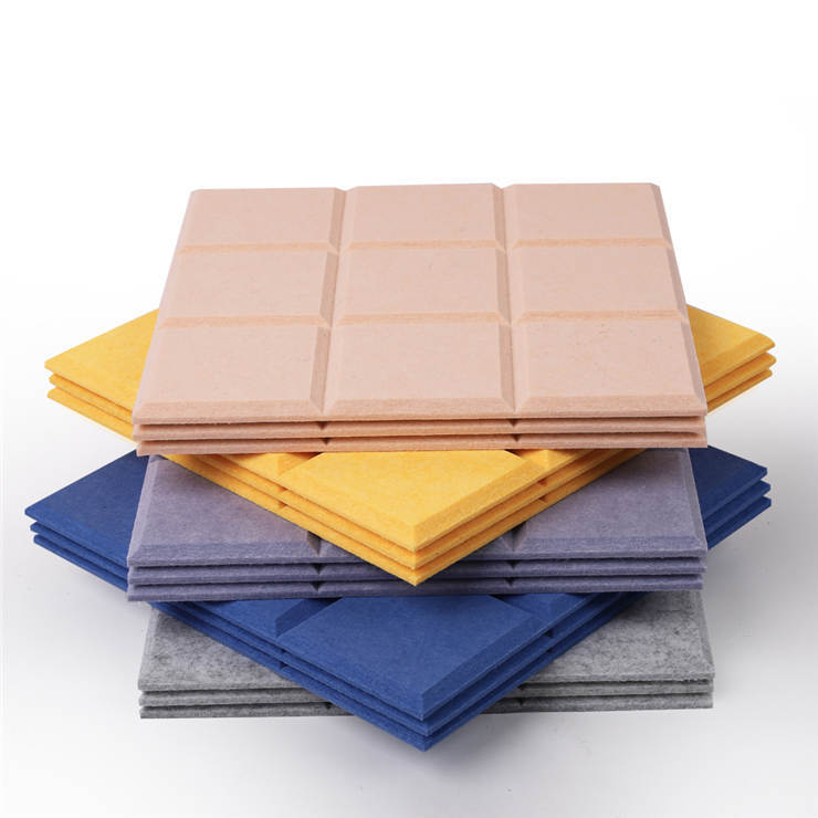 Polyester Fiber Sound-Absorbing Board Office Meeting Room Recording Studio Wall Sound Insulation Decorative Board
