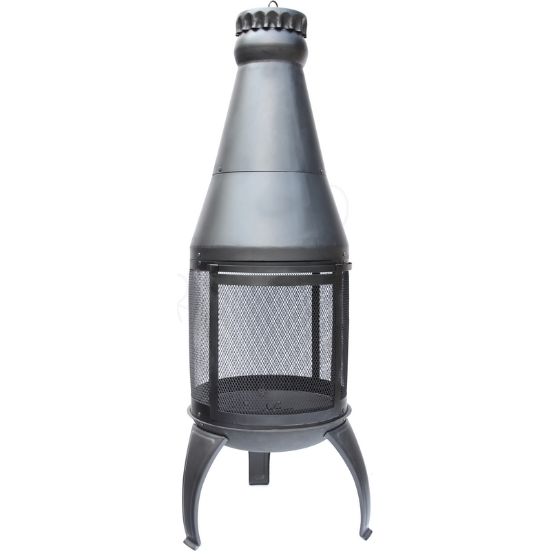 Bottle style Outdoor Wood Burning fireplace Chiminea fire Pit
