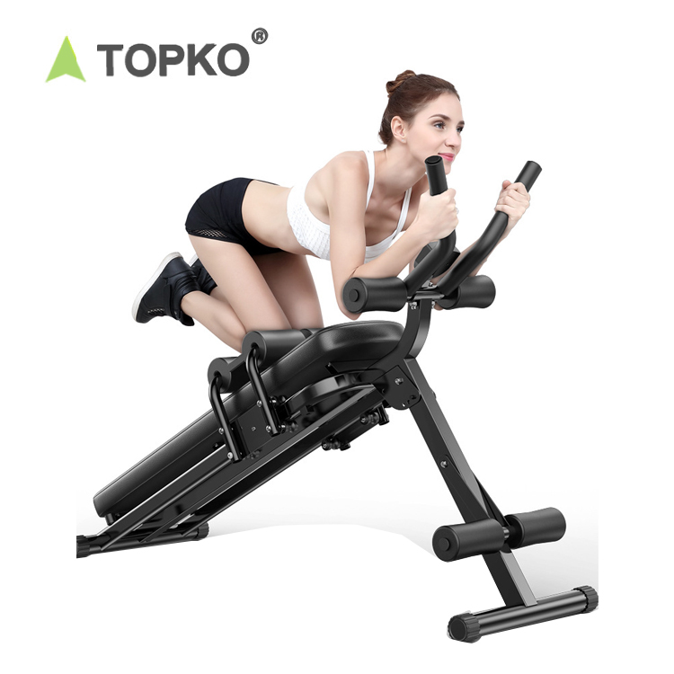 Тренажер для фитнеса TOPKO с логотипом на заказ, тренажер для наклона ab, Регулируемая штанга для пресса