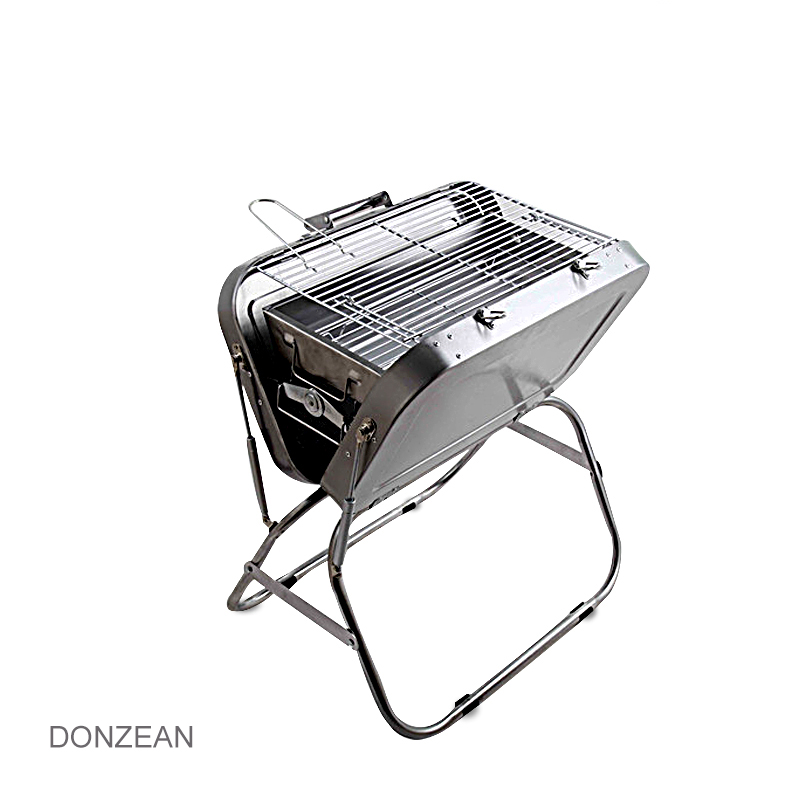 DONZEAN, лидер продаж, стандартный кебаб-портфель из нержавеющей стали, гриль для барбекю на древесном угле