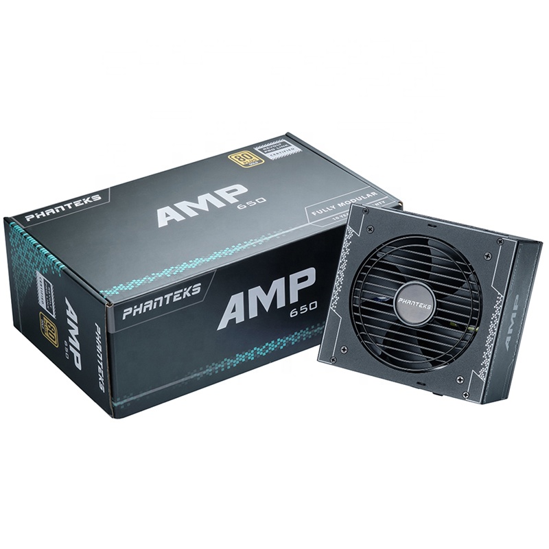 PH-P650 блок питания PHANTEKS серии AMP, 650 Вт, 80 плюс, Золотой сертификат для игрового ПК, источник питания для настольных ПК