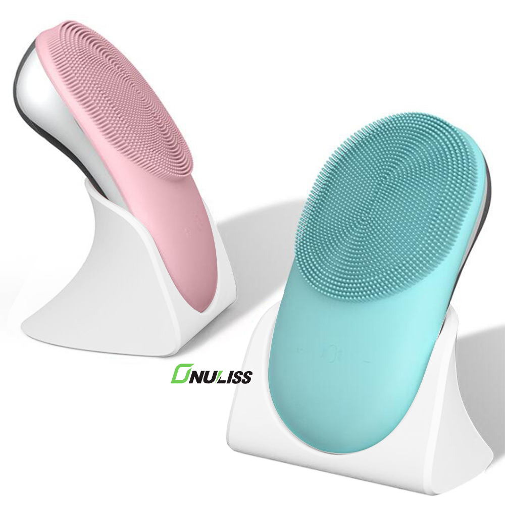 Wireless Rechargeable Cepillos Masajeadores Electronic Sonic Facial Cleansing Brush Electric