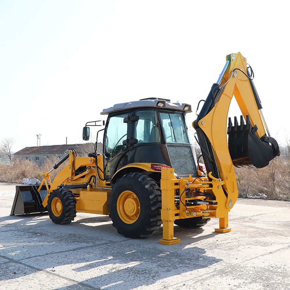 New Backhoe Loader WZ40-30C Similar Backhoe Loader With 2 Functions Front Loader And Backhoe Digger