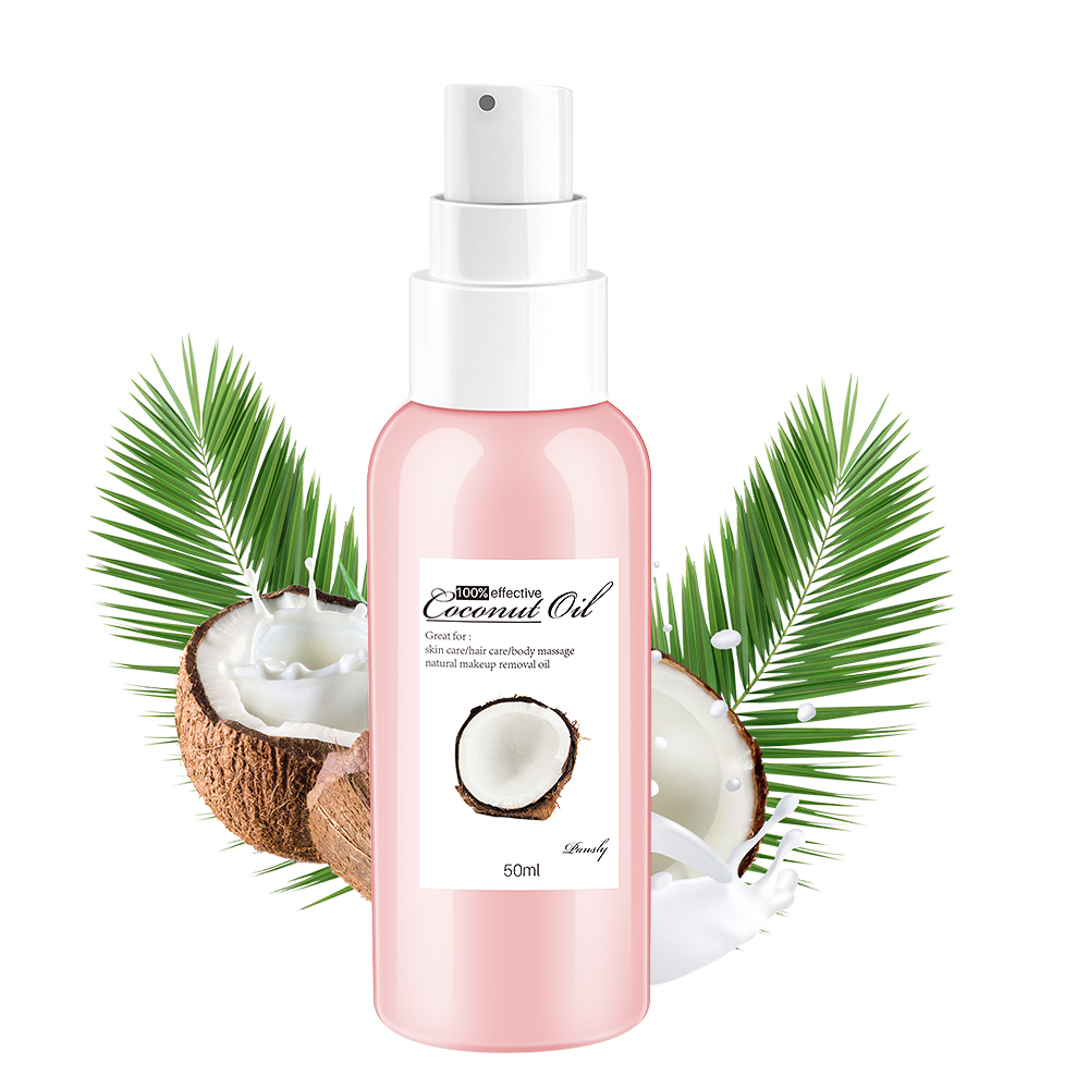 HOT sale Private Label Natural Cold Pressed Coconut Oil For Remove makeup Skin Care keep Moisturizing Hair Oil