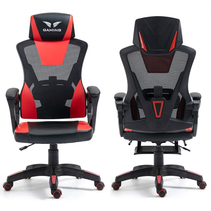 Mesh chair mesh gaming chair ergonomic mesh office chair with plastic back
