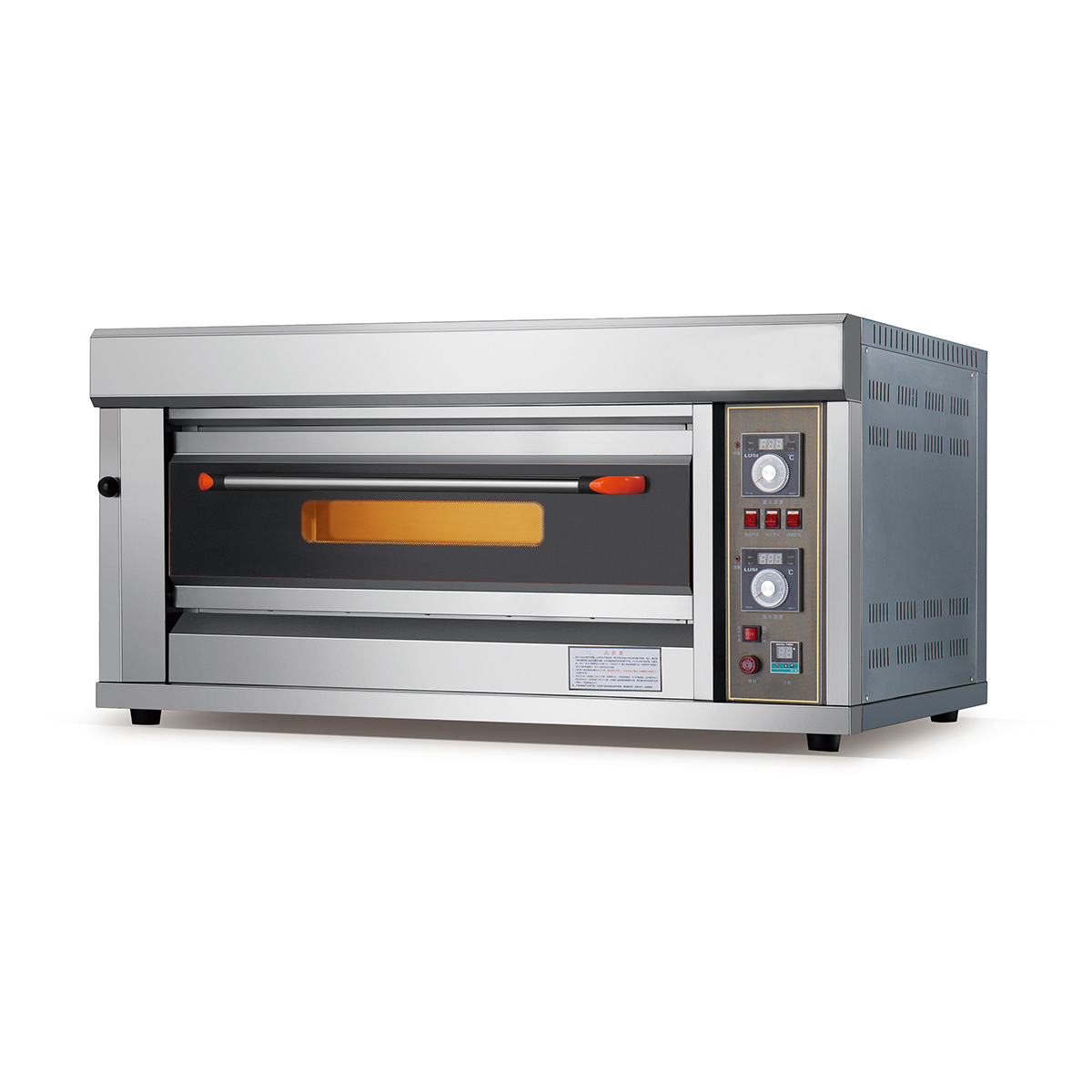 Caterwin Hot Selling OEM Commercial Kitchen 1Deck 2Trays Gas Oven For Bakery Factory Price Hot Sale Pizza/Biscuit Deck Oven