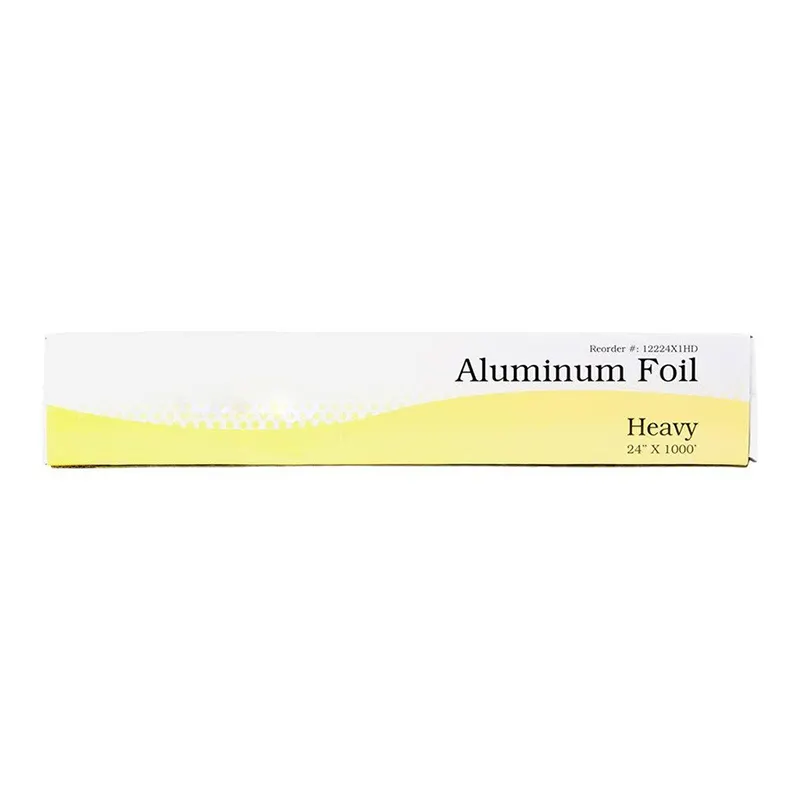 China factory food grade heavy duty household silver aluminum tin foil paper roll for kitchen use