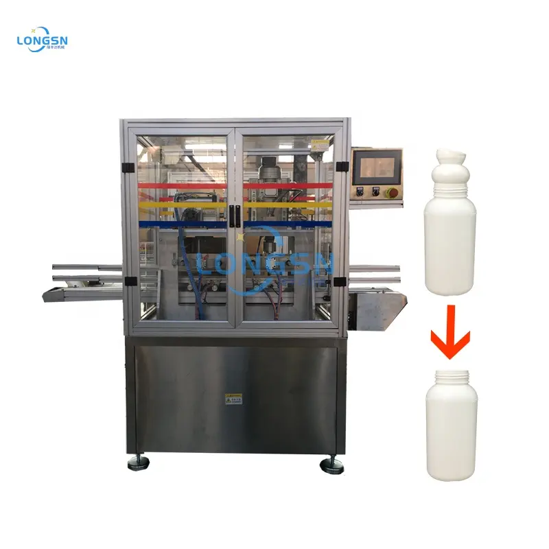 Fully automatic hdpe pp PET bottle cutting trimmer machine plastic trimming machine