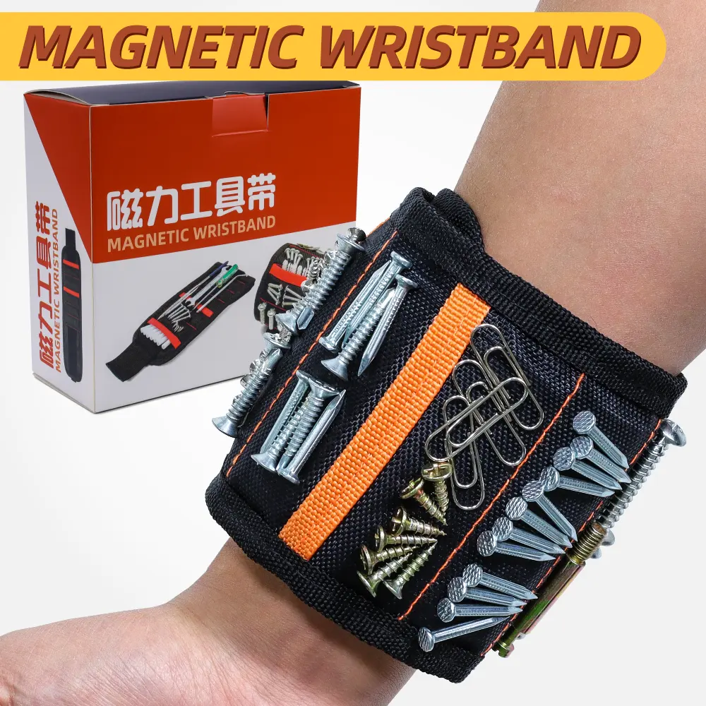 Magnetic Tool Holder Wristband Magnetic Wristband For Holding Screws