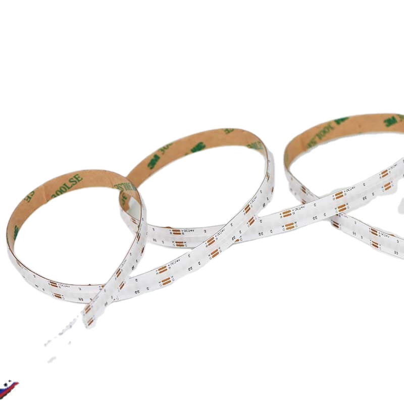 Customized dotfree red blue green full color led tape rgb cob flex strip lights