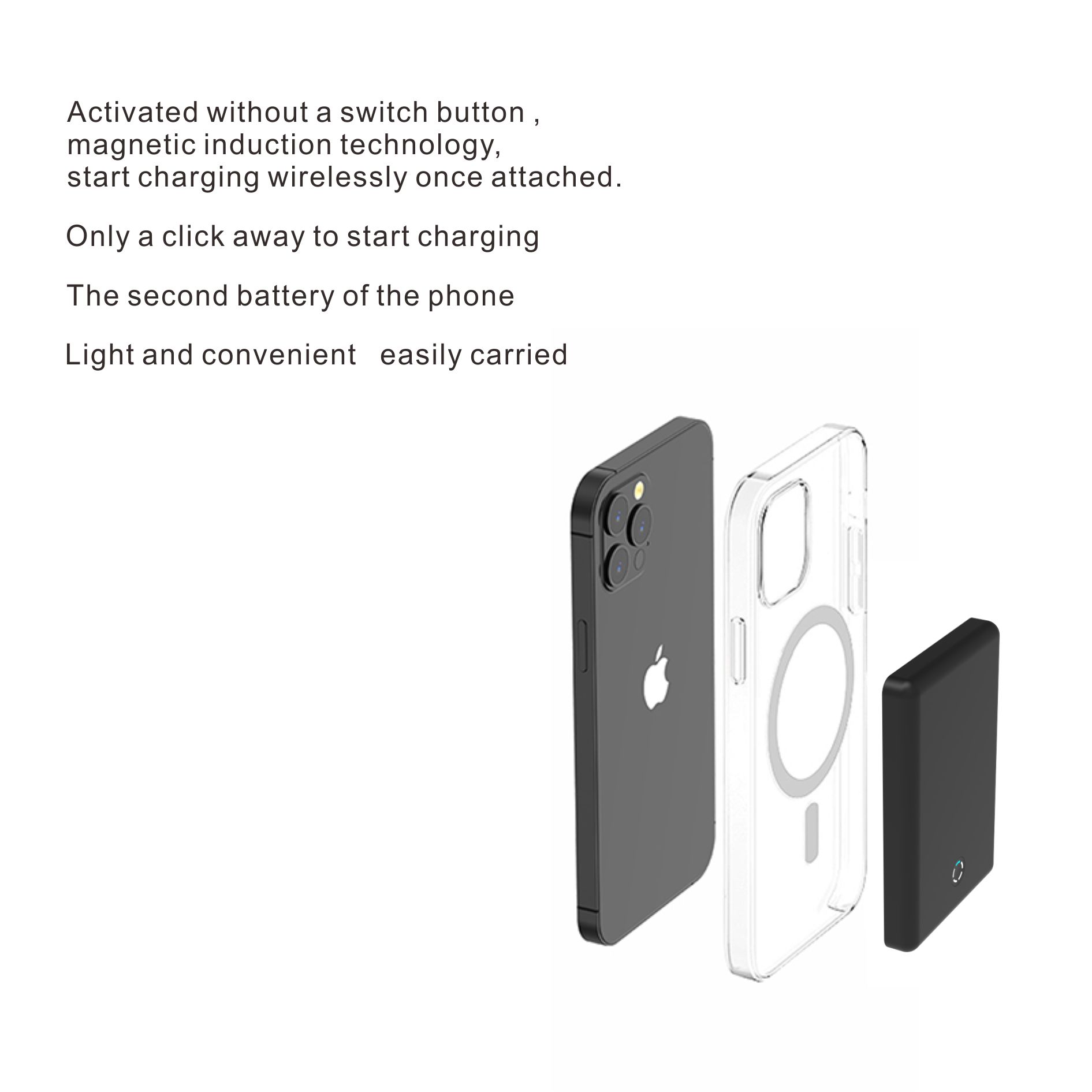 Новый продукт magsafe power bank 4000 мАч Портативный 15 Вт Беспроводное зарядное устройство для телефона с разъемом magsafe power bank зарядное устройство для Iphone 12