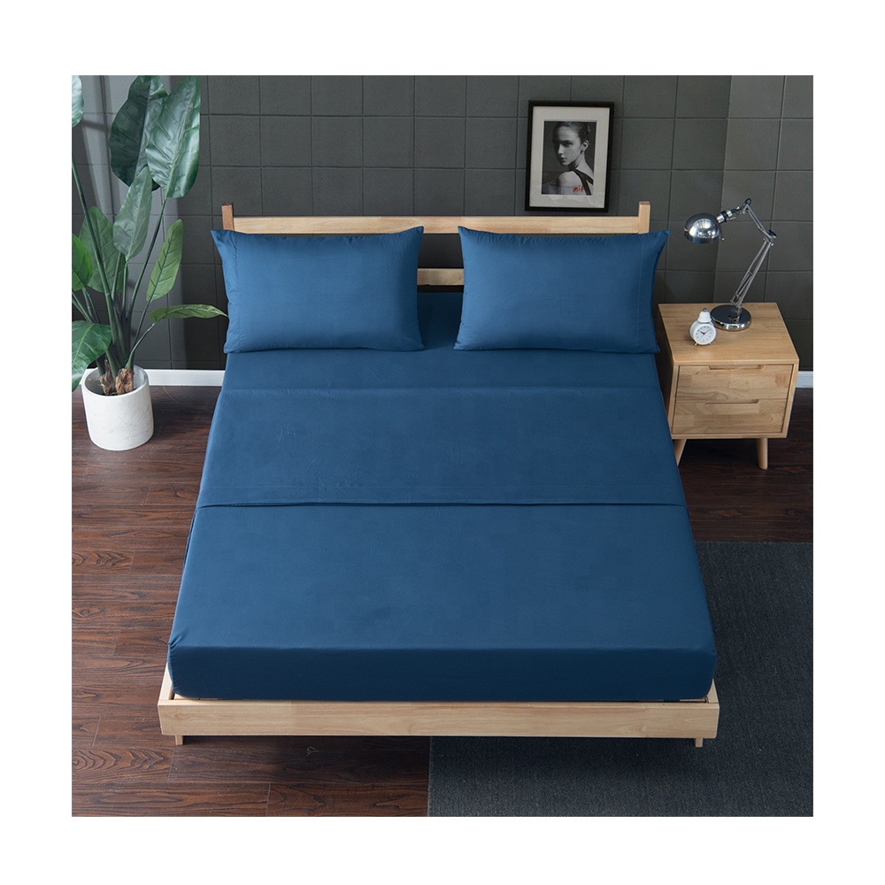 Amazon Explosion-style Four-piece bed sheet set 4-piece fitted bed sheet bedspread