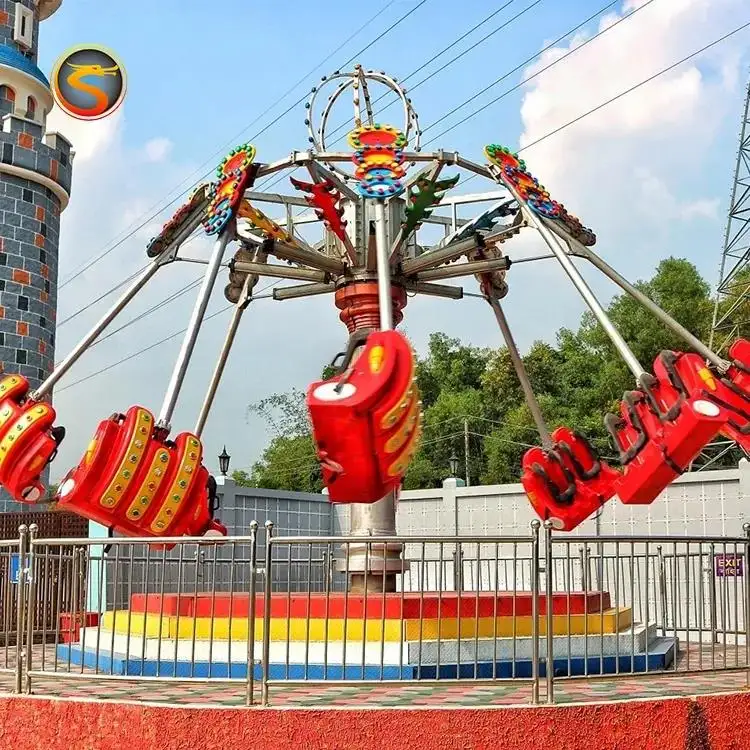 Amusement park Rides for sale Exciting Rotating rides Space Swing