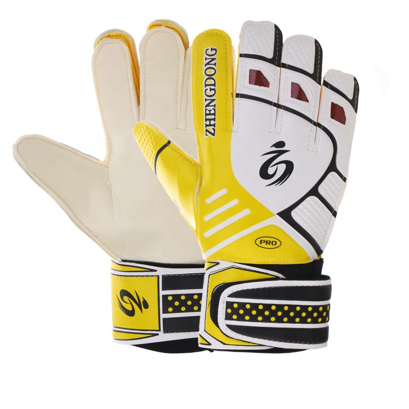 Adult football goalkeeper mitten with finger guard Super thick latex non-slip wear-resistant football mitten