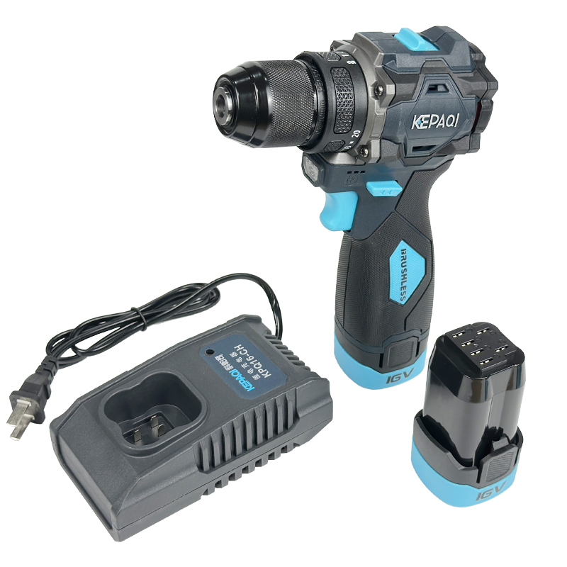 Brushless Drill with 25mm Max Drilling Diameter Plastic Material for Industrial Metal DIY Applications 16V Cordless