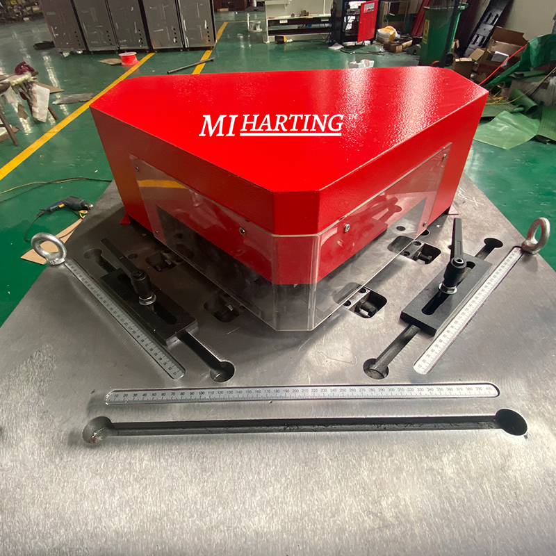 Pneumatic 90 degree angle corner cutting Machine 3*120 type by chinese producer