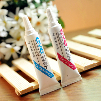 New Professional Clear-white Dark-black Waterproof Strip Eyelash Glue For False Eyelashes