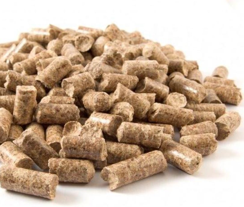 Soybean meal pellets