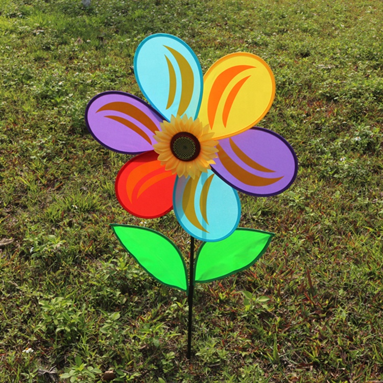 China Manufacturer Flower Promotional Windmill Toy Popular Toy Plastic Windmill