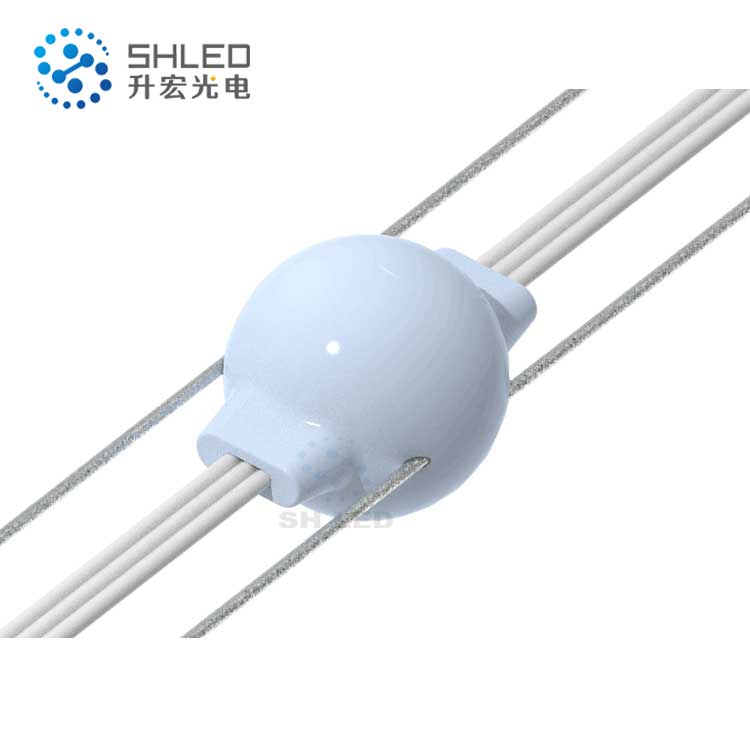 50mm 24v waterproof ws2811 led pixel rgb string outdoor full color led stage curtain 3d ucs1903 rgb sphere pixel ball
