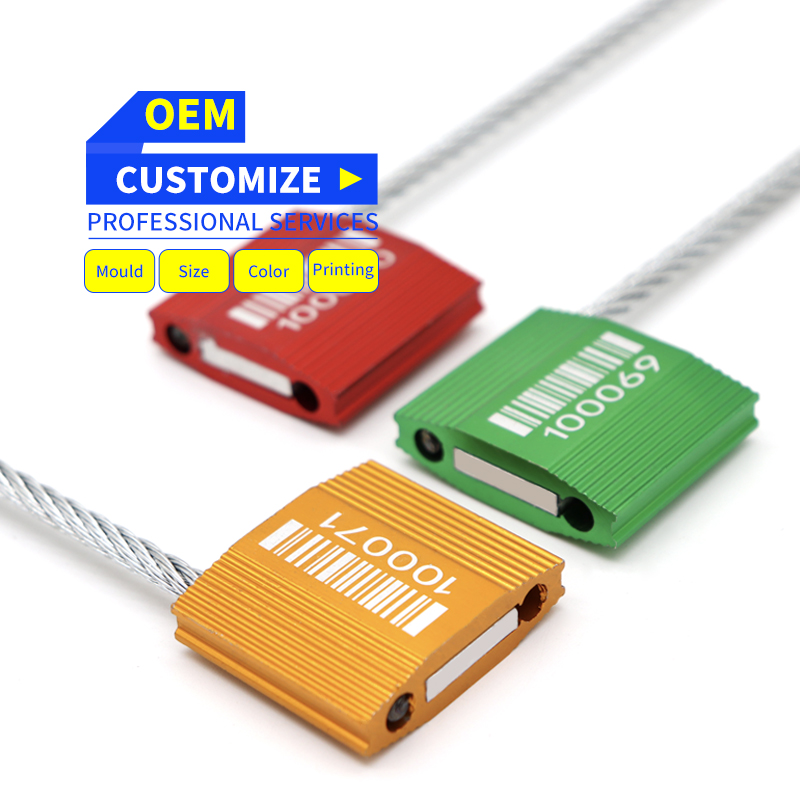 OY-CS103 High Security Tamper-Evident Aluminum Alloy Rope Seal Safety Cable Wire Sealing Entry Security Tamper Cable Seal