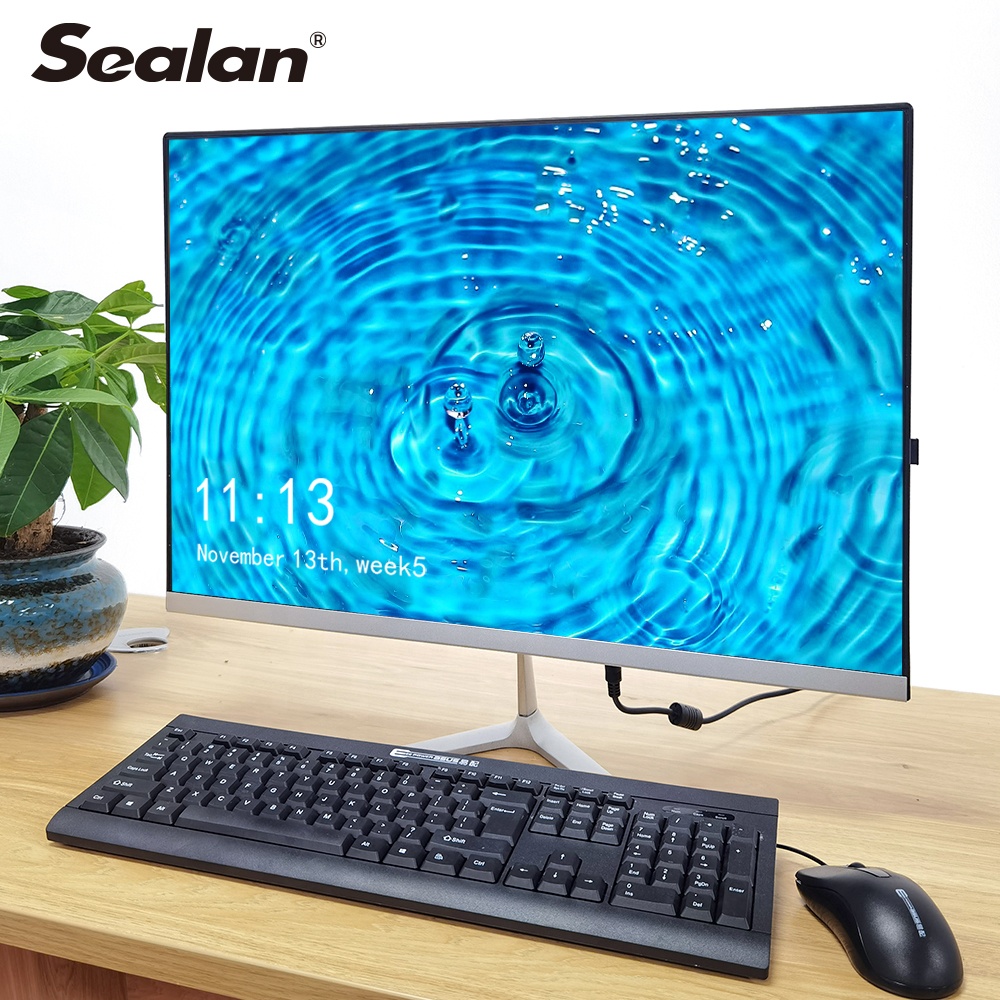 Sealan 23,8 дюймов aio core i3 i5 i7 ноутбуки настольные HD graphics4000 gramer ddr4 моноблок все-в-одном компьютер