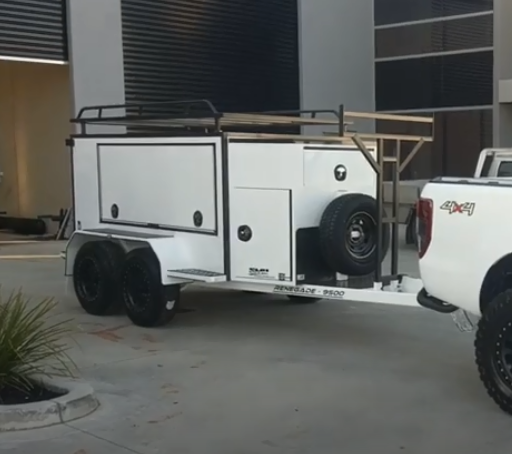 Tradesman Trailer Box utility trailer Builder trailer for transport