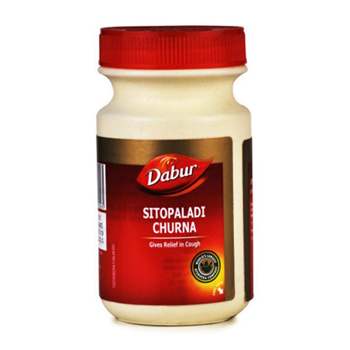 Индийский травяной продукт Dabur Sitophaladi Churan (60 г)-травяной порошок sitopaladi для инфекции горла-холодный кашель
