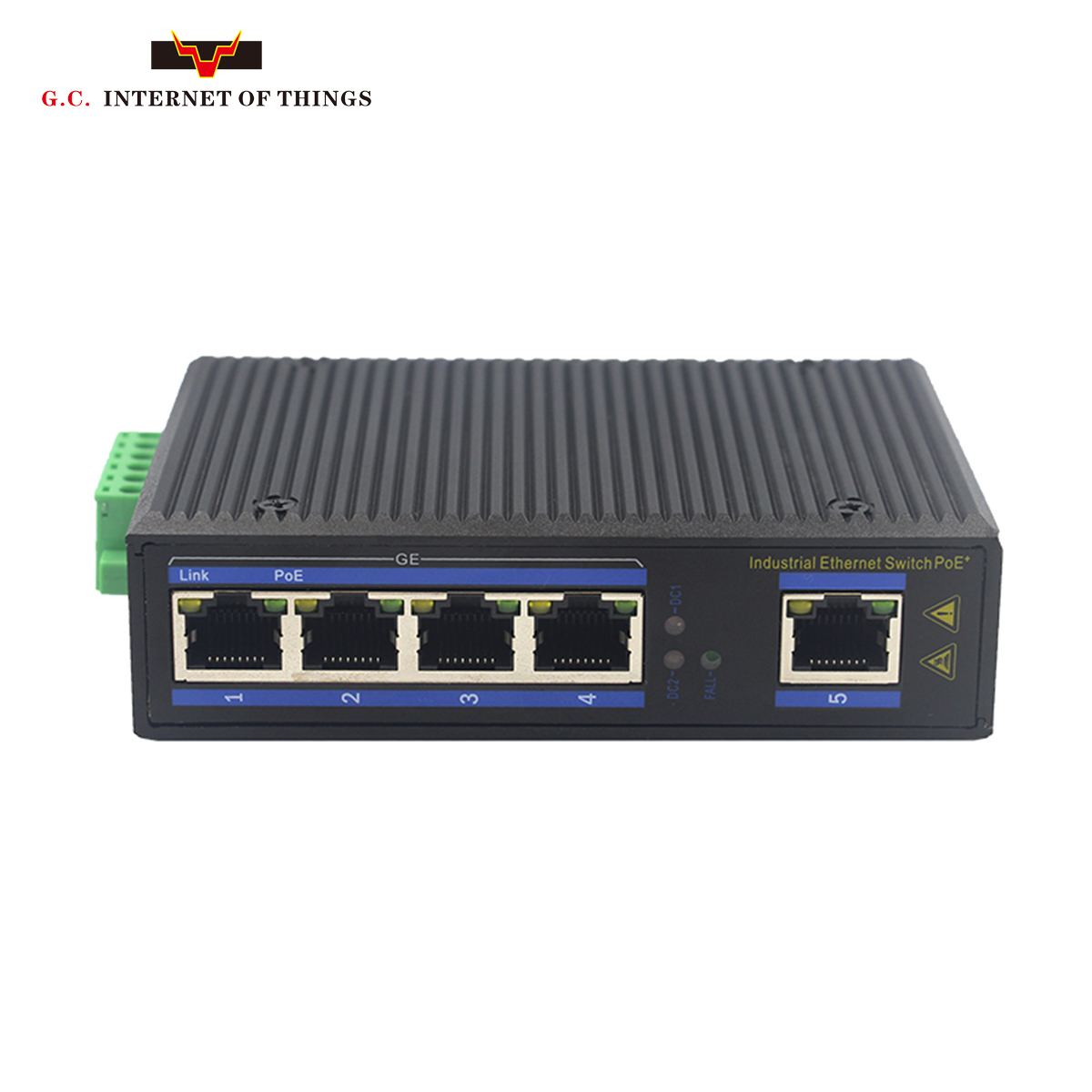network switch with POE 4 port unmanageable light 1 uplink outdoor poe switch 24V