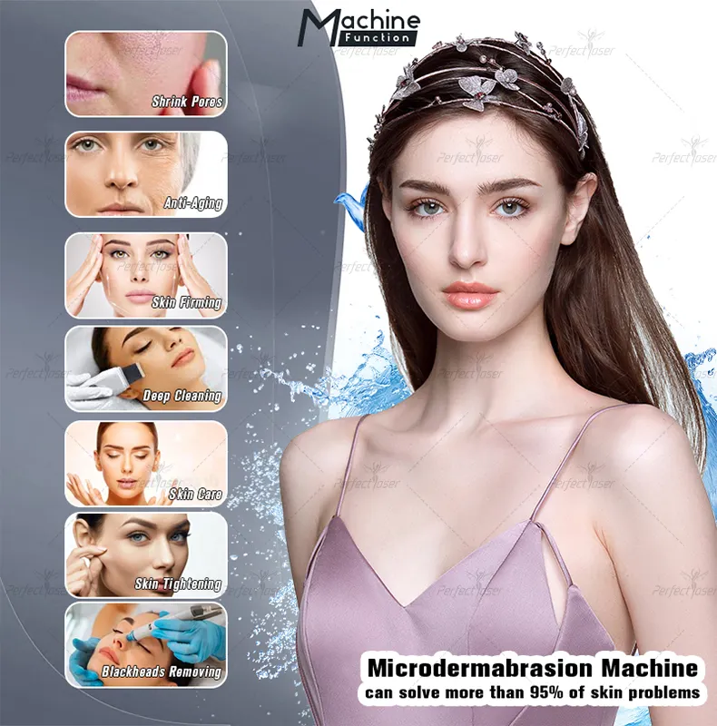 50% OFF Hydra Dermabrasion Facial Steamer Clean Machine Microdermabrasion Crystal Microdermabrasion Diamond Hydro Facial Machine