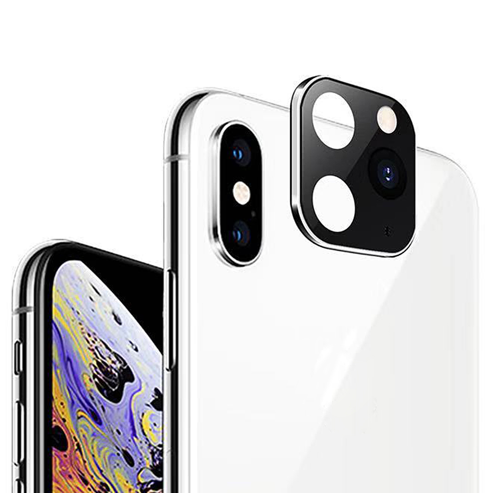 Объектив камеры секунд изменение для iPhone 11 Pro Max протектор металлический алюминиевый чехол с кольцом для iPhone X XS MAX защитный чехол для камеры из мягкого ТПУ чехол