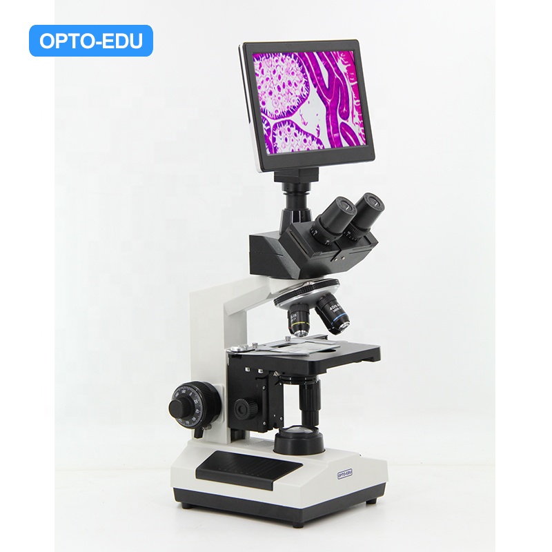 Цифровой микроскоп с тринокулярной камерой и ЖК-экраном OPTO-EDU A33.1009