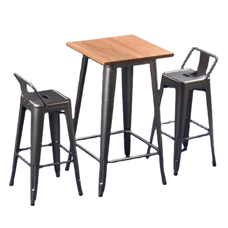 Hoher Tisch tavolo alto mesa alta bar высокий стол haute металлический барный стол muebles de barra промышленный барный набор мебельная стойка