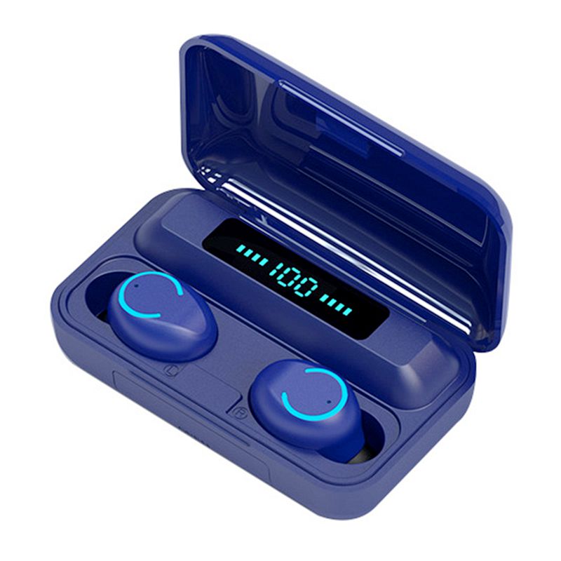 Macaron цветные F9-9 наушники Tws In-ear с шумоподавлением стерео беспроводные наушники Blue tooth