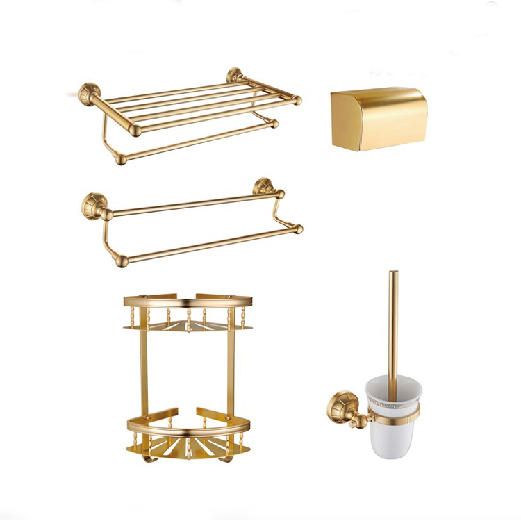 Plastic Dispenser New Bathroom En Hooks Hardware Brass Showe Four-piece Suite in the Bathroom