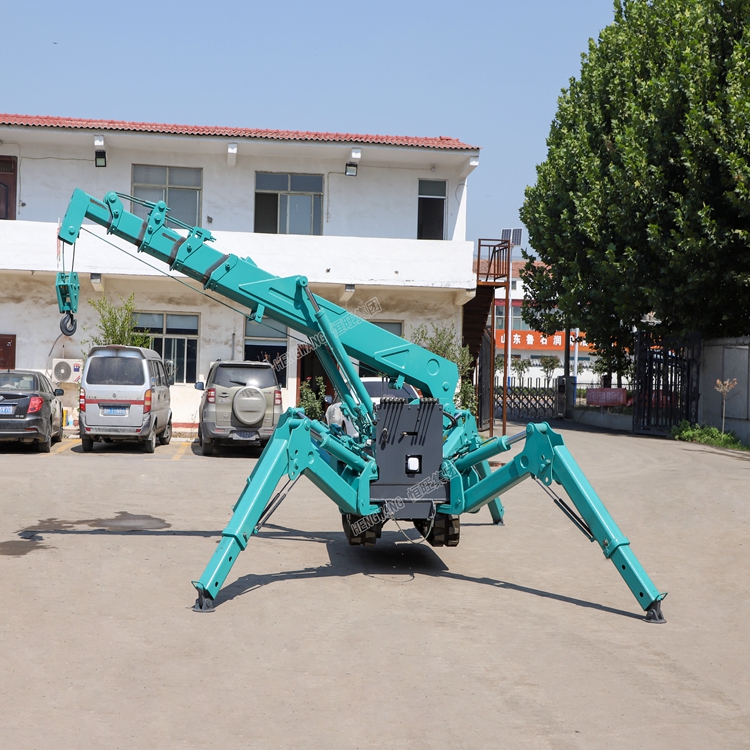 3-тонный 5-тонный мини-телескопический кран-паук на продажу