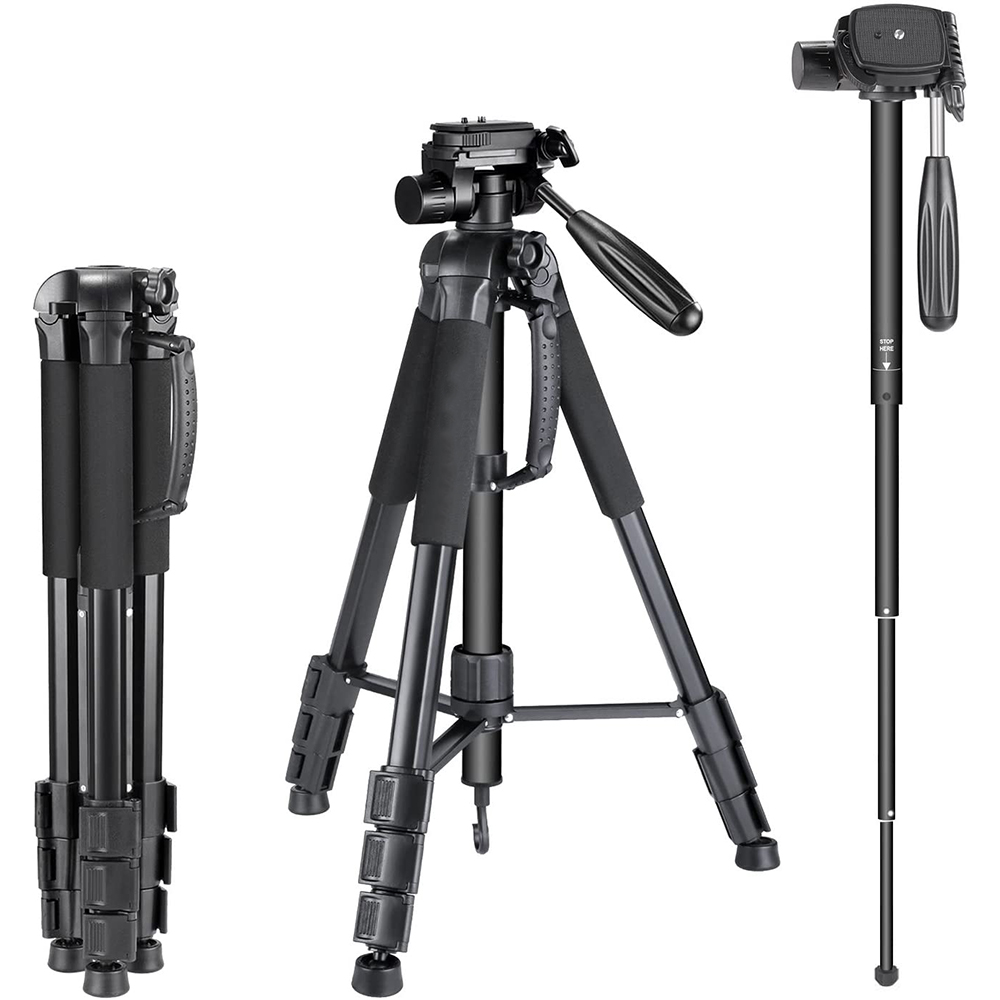 70 ''/177 см портативный алюминиевый сплав, гибкая DSLR видеокамера, монопод, подставка для камеры с шаровой головкой