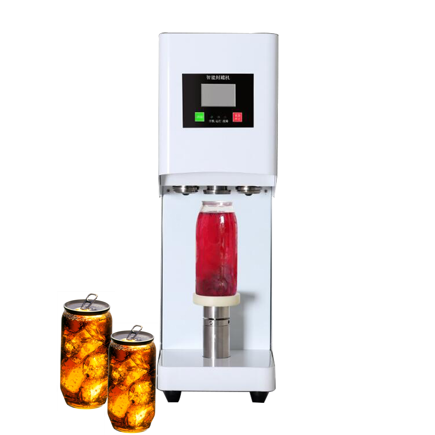 YITUO counter top cans sealing machine mini potable house hold automatic 5 seconds sealing machine for sale