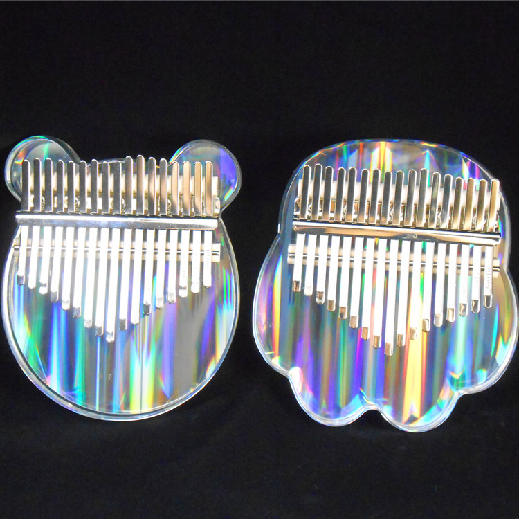 Paisen mbira на заказ пальцевое пианино акриловое прозрачное Хрустальное стекло калимба большой палец фортепиано 17 ключей калимба набор для продажи