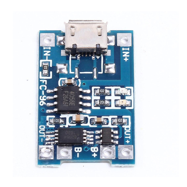 TP4056 5V 1A Usb 18650 Интерфейс Защита зарядки Тип-C Модуль зарядного устройства литиевой батареи Tp4056