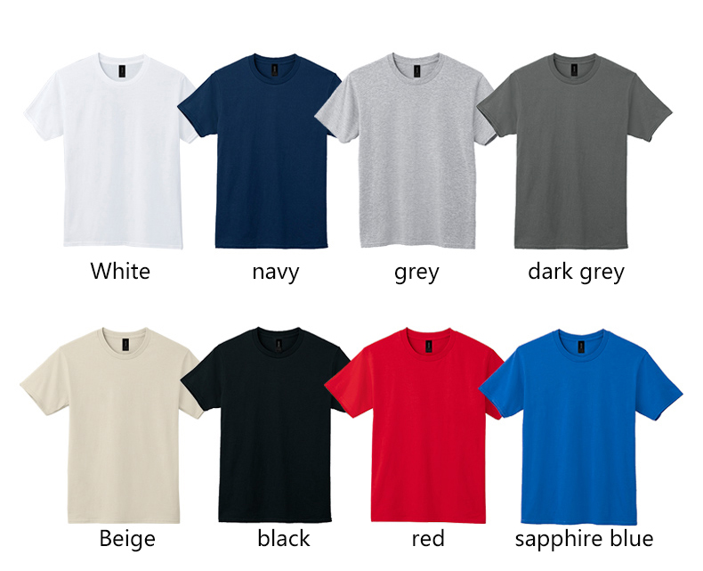 Blank Customize Print T Shirt Plain 100% Cotton 170 gram O-Neck Short Sleeve Plus Size Women's Shirts Hot sale products