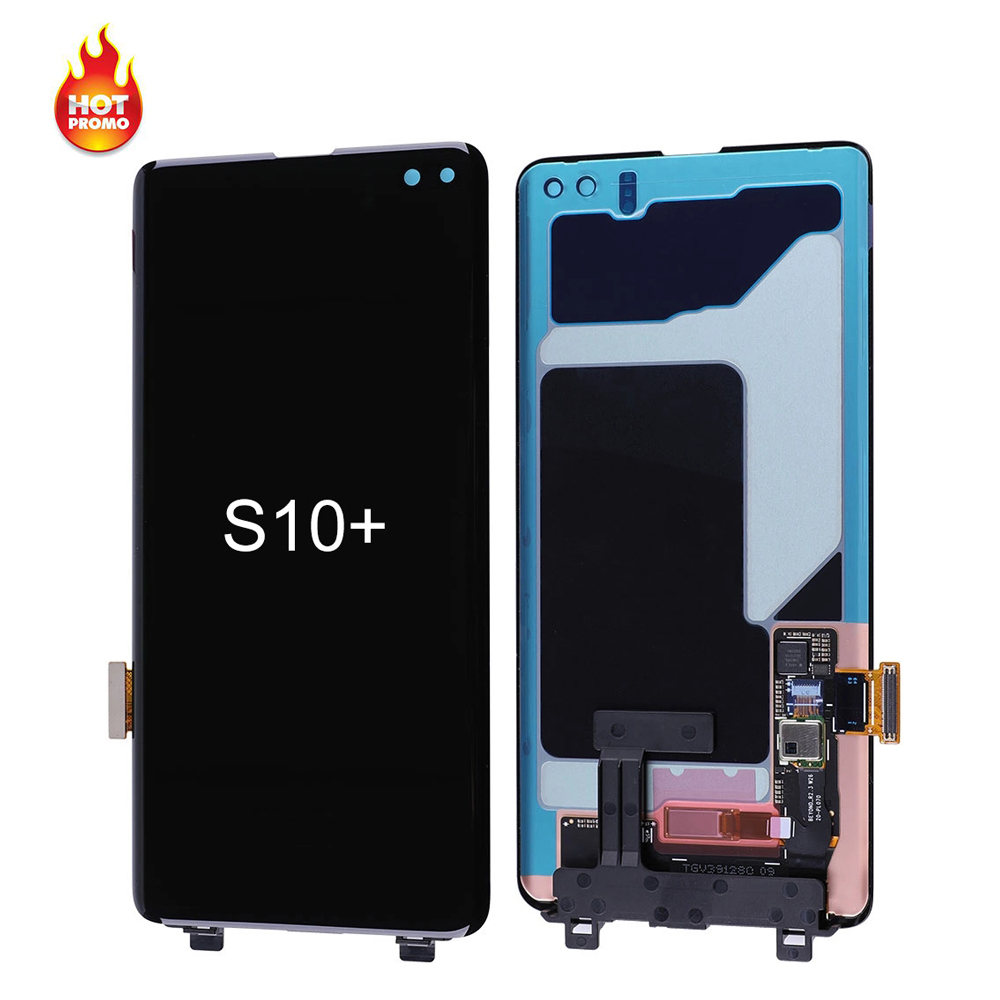 Оригинальный сенсорный экран TKZ OEM OLED LCD SM-G975 AMOLED для Samsung Galaxy S10 Plus с заменой рамки