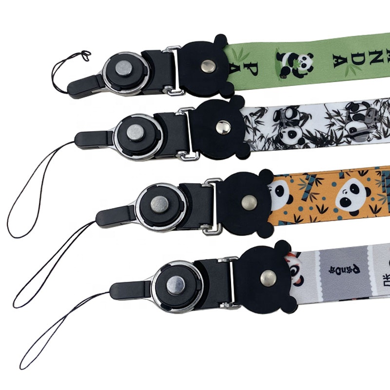 Wholesale Multicolor Mobile Phone Neck Straps Adjustable Phone decoration Straps