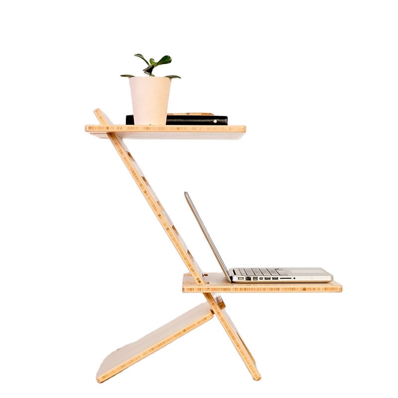 Home furniture Bamboo Adjustable Laptop Stand Riser