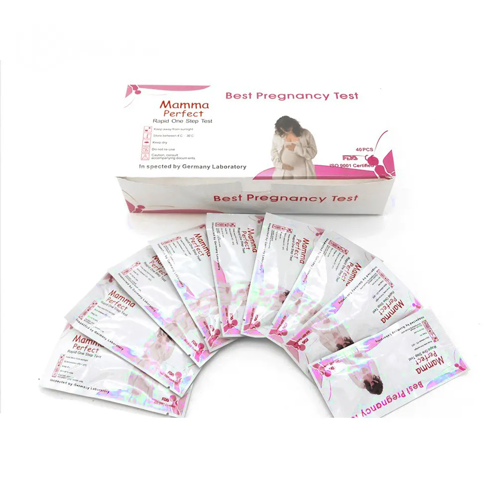 Online Buy Mamma Perfect HCG Pregency Test Strip/Cassette Do a Pregnancy Test at Home