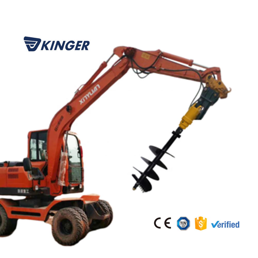 Kinger горячая Распродажа, гидравлический столб, земляной шнек с сертификацией Ce 77"