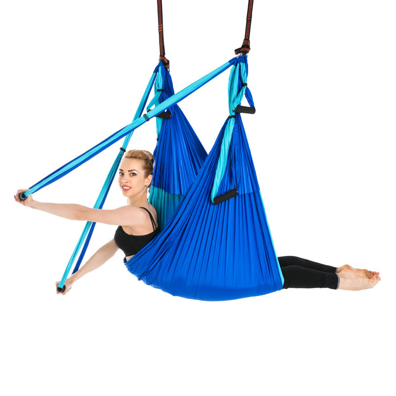 Natural Aerial Silks Deluxe Equipment Set Antigravity Silk Yoga Hammock