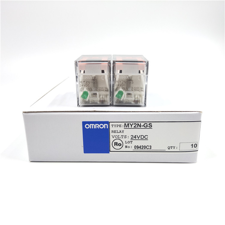 Миниатюрные реле мощности 2p 8pin, новый оригинальный omron DC24V MY2N-GS