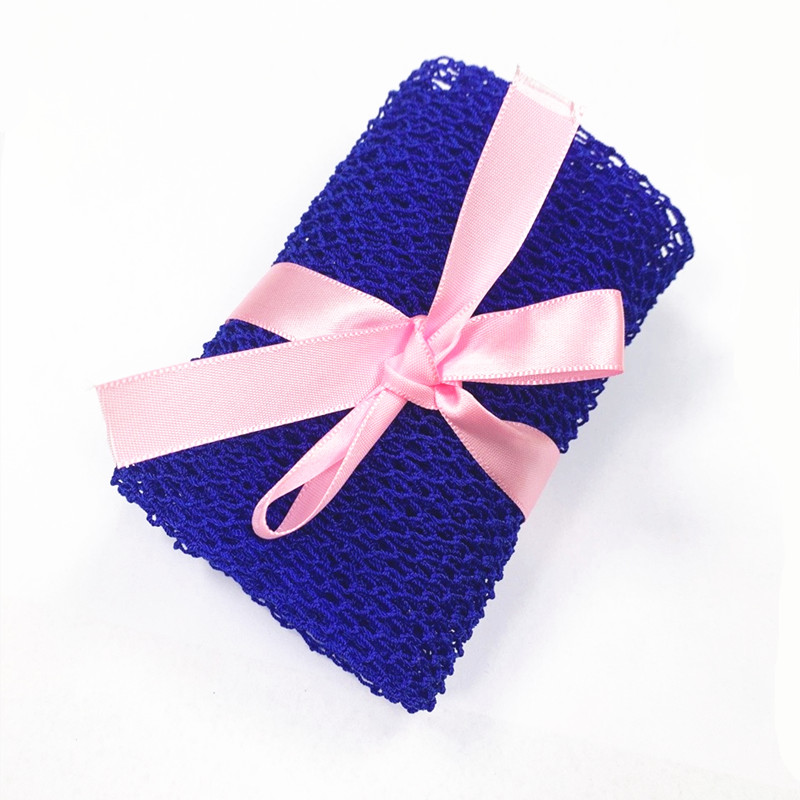 Custom Skin Exfoliating Back Long Scrubber Nylon Mesh Exfoliating African Body Net Scrubbing Bath Sponge African Shower Sponge